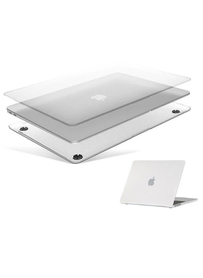 Generic - M3 MacBook Pro 14 inch Case 2024/2023/2021, Matte Cover Fit Model A2918/A2992/A2779/A2442/M2/M1, Soft Plastic Laptop Hard Shell Case with TPU Keyboard Cover& Webcam Cover & OTG Adapter, Clear - Image 1