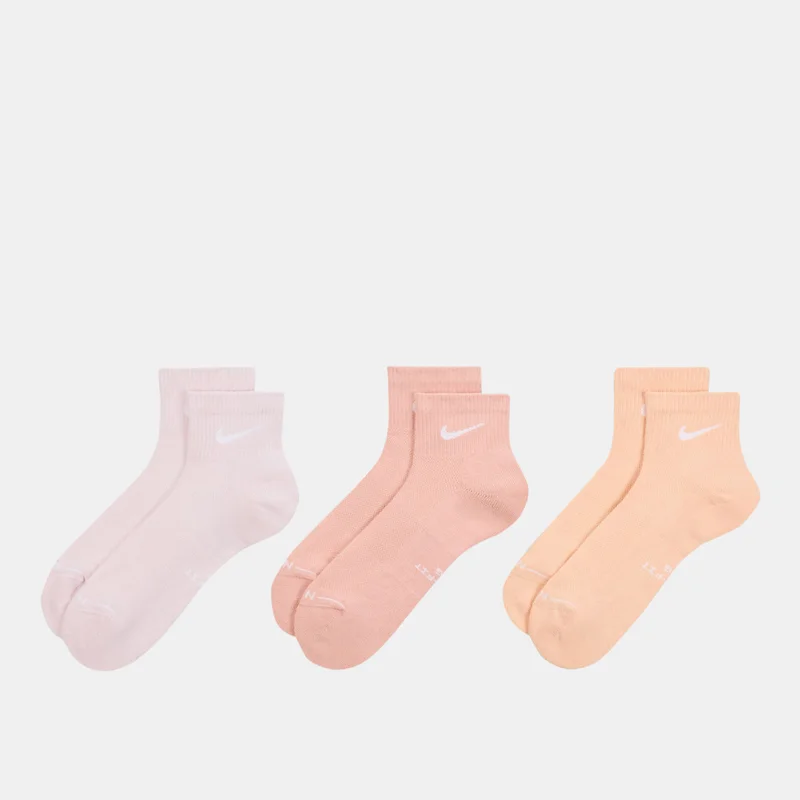 Nike Multi-Colour Everyday Elevated Ankle Socks (3 Pairs)  | Best Price UAE