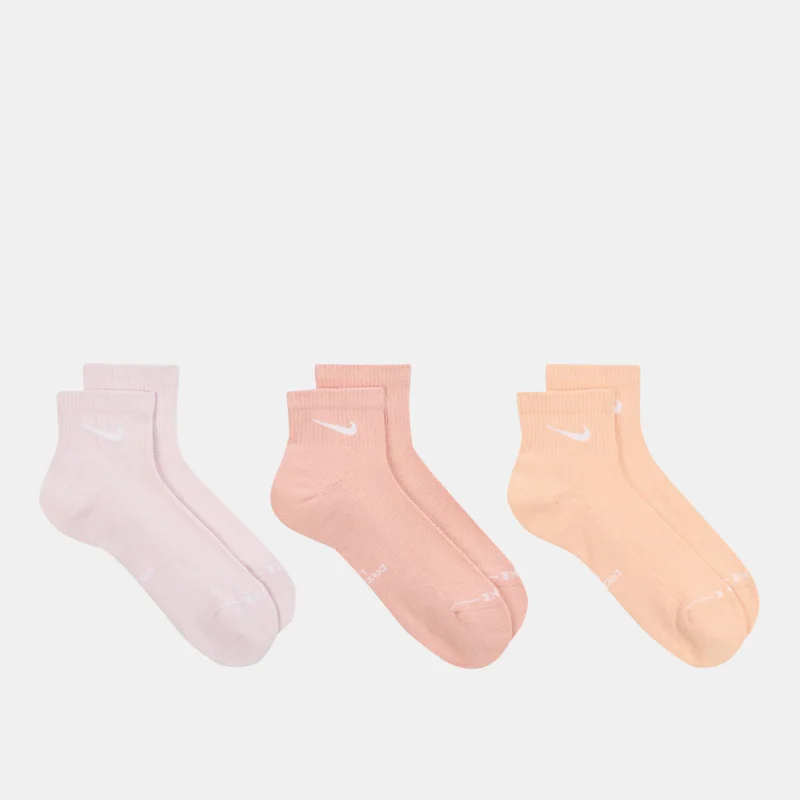 Nike Multi-Colour Everyday Elevated Ankle Socks (3 Pairs)  | Best Price UAE