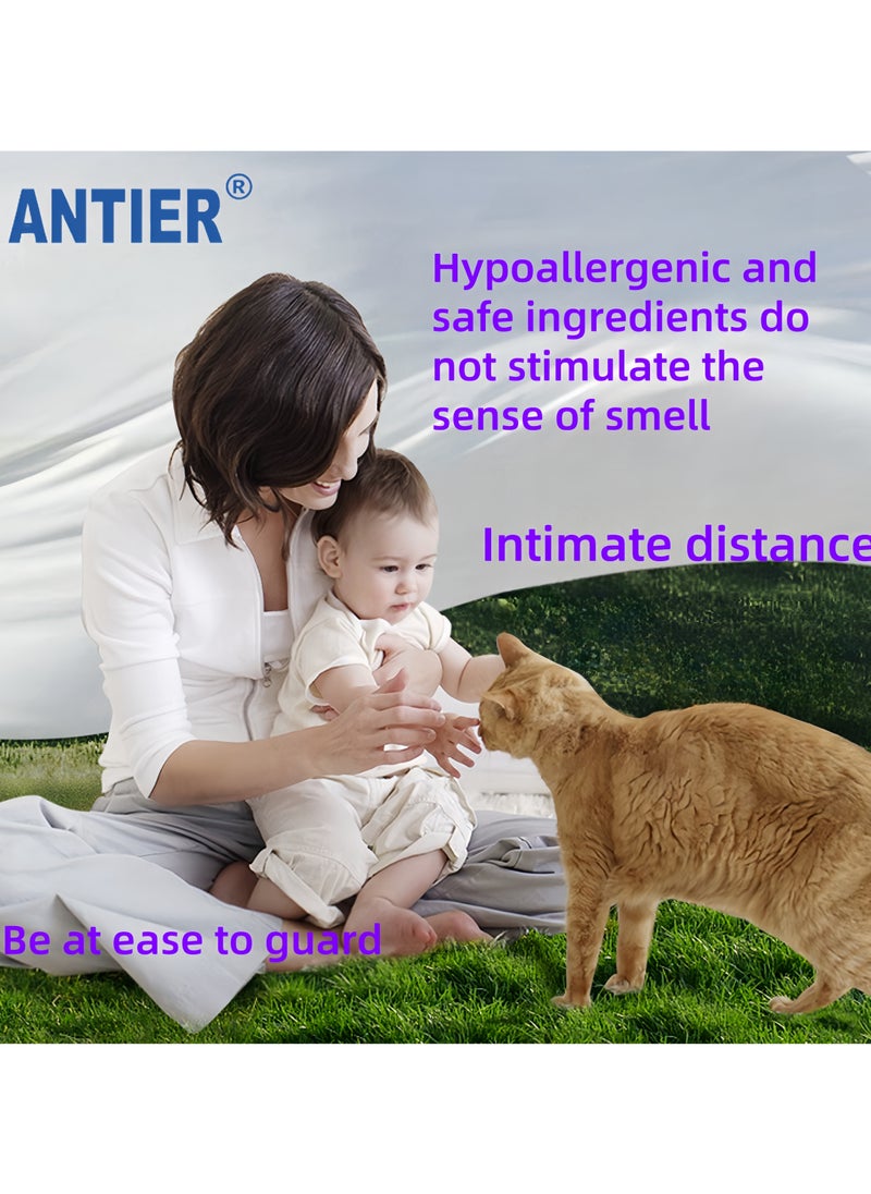 ANTIER ANTIER Pet Cat and Dog Odor Eliminator Spray - Professional odor eliminator, fragrance-free, chemics-free Organic odor eliminator suitable for contact with homes, cars, carpets, faster and safer pets  - Image 4