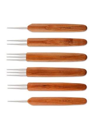 6 Pieces Dreadlock Crochet Hook 0.5Mm 0.75 Mm Needle Weaving Crochet Include 1 Hook 2 Hooks 3 Hooks For Braid Craft - pzsku/Z1FE9ACDD9DBCDC8CC1ECZ/45/_/1724480088/46e858a2-f219-42b2-80df-eaf2c279e4ab