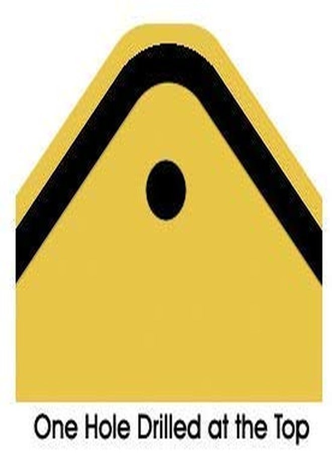 كروس ووكس لافتة ألومنيوم مقاس 12 بوصة × 12 بوصة (X378) - تحذير من عبور المشاة: انتبه للدراجات النارية - Image 2