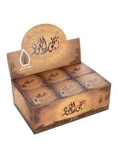Sedr Al-Khaleej Perfumes 12-Piece Al Oud Bakhour Haramy Incense 50grams  - Image 1
