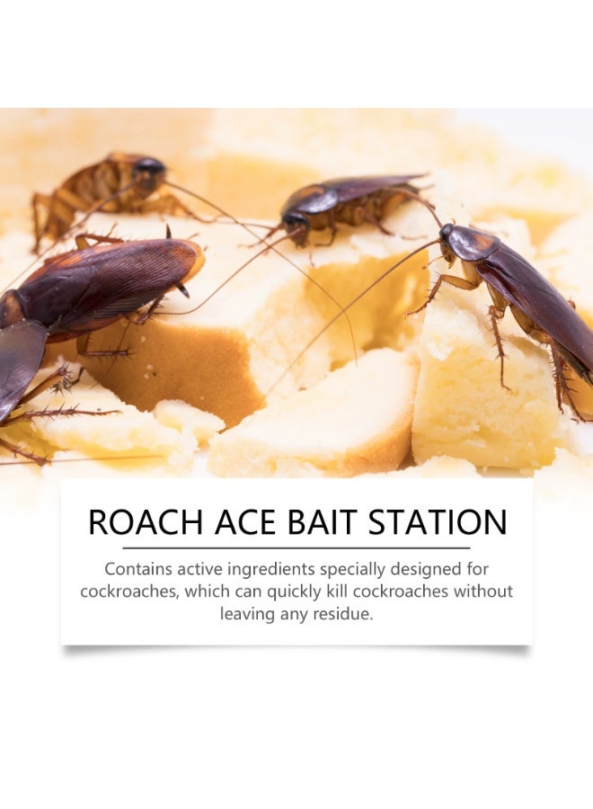 Jakehoe محطة طُعم صائدة الصراصير Roach Ace 16 قطعة – قاتل صراصير قوي وسريع، طويل الأمد، آمن للمنزل والمكتب والفندق - Image 4