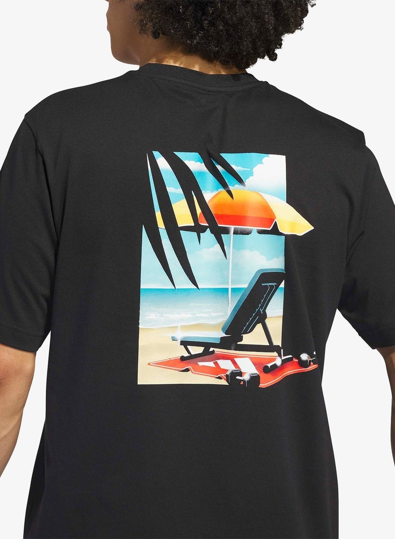 Adidas Everyday Getaway Graphic T-Shirt - Image 4
