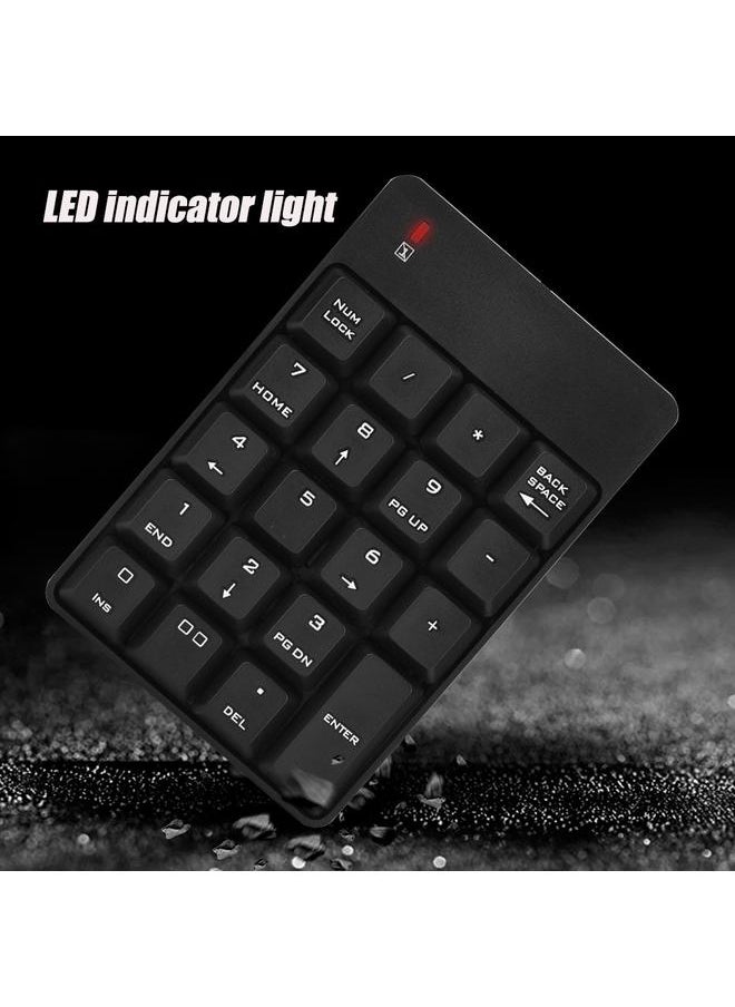 Thoraya - Wired Numeric Keypad 19 Keys Mini Keyboard for Notebook Laptop - Image 1