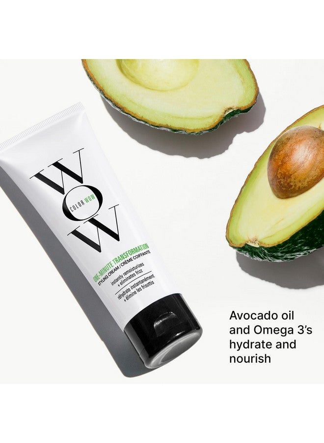 كولور واو، تحول فوري في دقيقة واحدة - إصلاح فوري للتجعد | كريم تصفيف مغذي ينعم ويهدئ ويزيل التجعد على الفور، زيت الأفوكادو + أوميغا 3 يرطب ويصلح لملمس حريري وأكثر نعومة. - Image 4