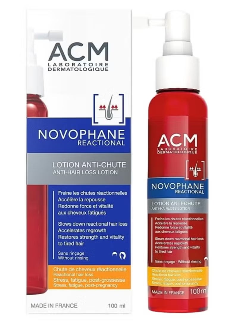 AMC Laboratoire dermatologique Novophane Anti-Hair Loss Lotion, 100ml – Hair Tonic to Reduce Hair Fall & Stimulate Growth Clear 100ml - Image 1
