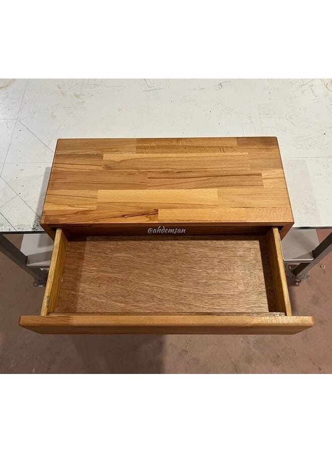 Home Gallery Floating Nightstand With Drawer Shelf 60x30x16 cm - Image 5