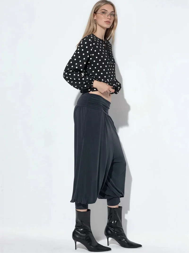 بوسيم BUSEM Women's Modal Polyester Capri Salwar Trousers