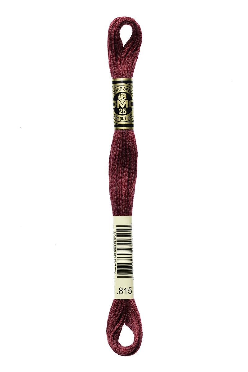 Dmc 6-Strand Embroidery Cotton 8.7yd-Medium Garnet - Image 1