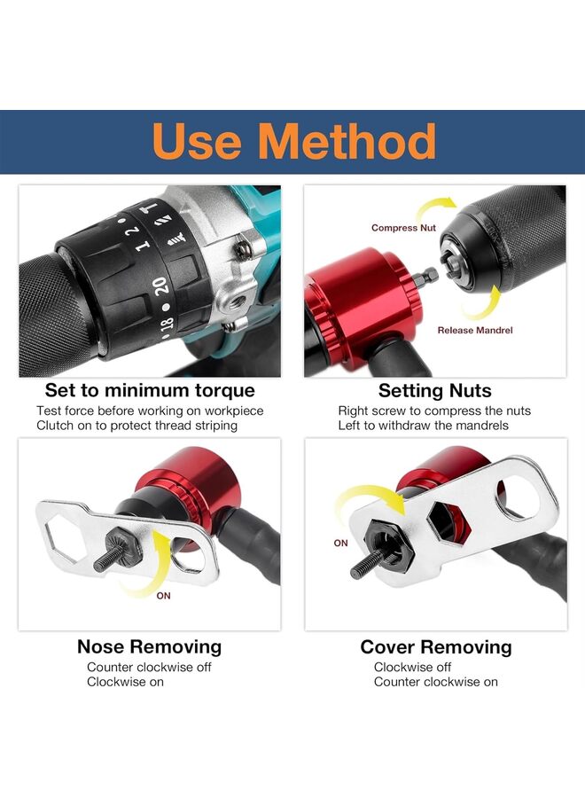 Ù…Ø­ÙˆÙ„ Ø£Ø¯Ø§Ø© ØµØ§Ù…ÙˆÙ„Ø© Ø§Ù„Ø¨Ø±Ø´Ø§Ù… Ù„Ù„Ù…Ø«Ù‚Ø§Ø¨ Ø§Ù„ÙƒÙ‡Ø±Ø¨Ø§Ø¦ÙŠ Ø§Ù„Ù„Ø§Ø³Ù„ÙƒÙŠ - Ù…Ø¬Ù…ÙˆØ¹Ø© Ø¨Ø±Ø´Ø§Ù… Ù…ÙˆÙ�Ø±Ø© Ù„Ù„Ø¹Ù…Ø§Ù„Ø© Ù…Ø¹ 50 Ù‚Ø·Ø¹Ø© Ù…Ù† ØµÙˆØ§Ù…ÙŠÙ„ Ø§Ù„Ø¨Ø±Ø´Ø§Ù… Ø§Ù„Ù…ØªÙ†ÙˆØ¹Ø© - Image 4