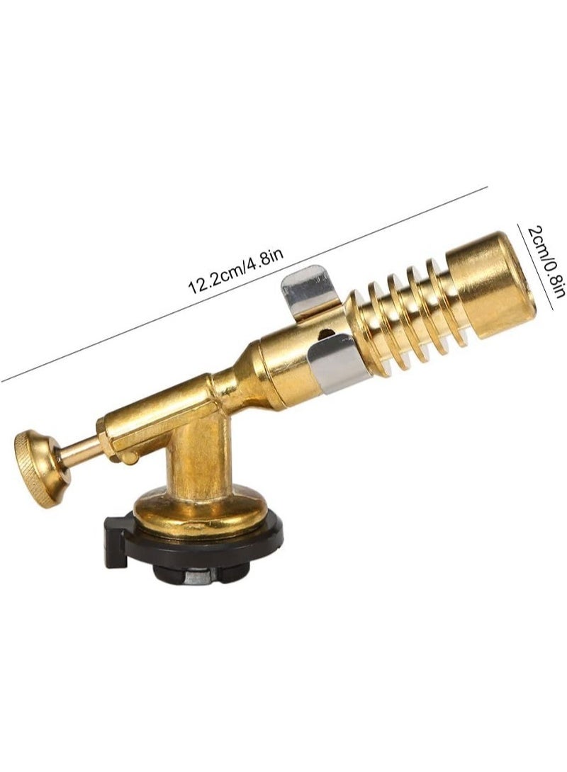 مسدس لهب احترافي محمول من النحاس الاصفر للمطبخ - والطبخ اليدوي واللحام والشواء والتخييم والمنزل - Image 3