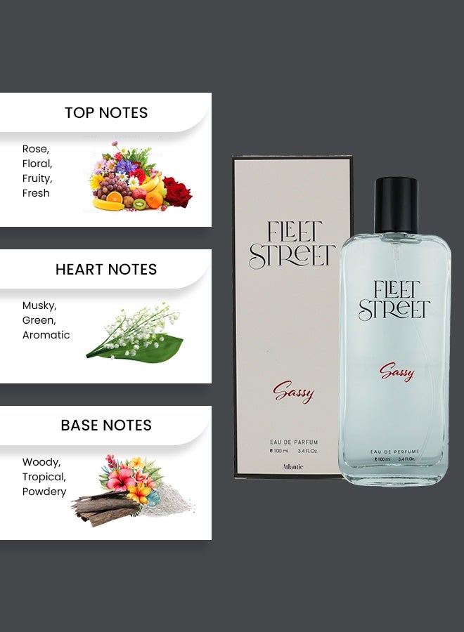 Atlantic Fleet Street Sassy Parfum For Men Perfume For Women 100ML - Image 2