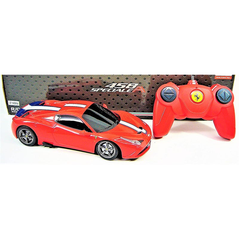 راستار سيارة فيراري 458 مع جهاز تحكم 1/24 بوصة - أحمر - 71900 - Image 5