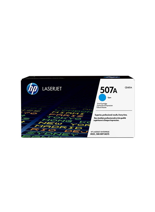 HP مسحوق حبر 507A للطابعة ليزر جيت أزرق سماوي - Image 1
