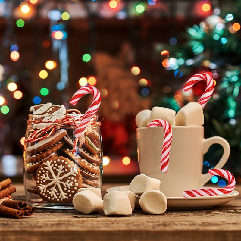 Fruidles Christmas Mini Candy Canes 100 Pack Peppermint Flavor, Individually Wrapped, 2" Inch, - Image 3