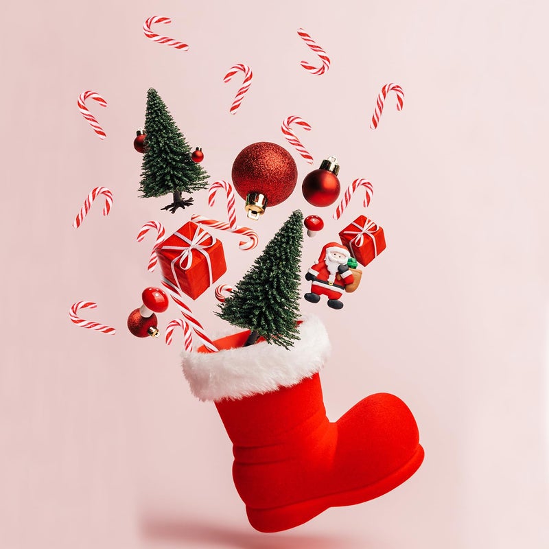 Fruidles Christmas Mini Candy Canes 100 Pack Peppermint Flavor, Individually Wrapped, 2" Inch, - Image 5