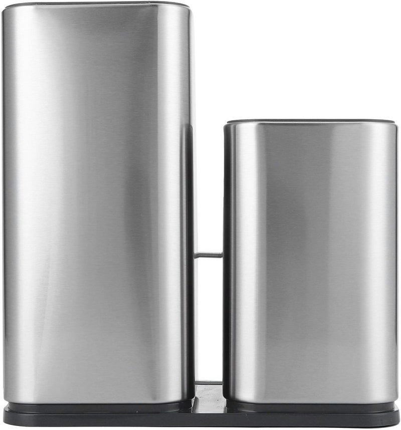 Stainless Steel Knife Storage Holder Durable Kitchen Organizer for Knives and Utensils, Spacesaving for Home Kitchen, 1 X Storage Holder - Image 3