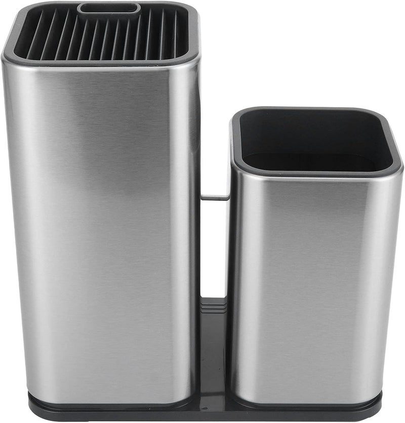Stainless Steel Knife Storage Holder Durable Kitchen Organizer for Knives and Utensils, Spacesaving for Home Kitchen, 1 X Storage Holder - Image 5