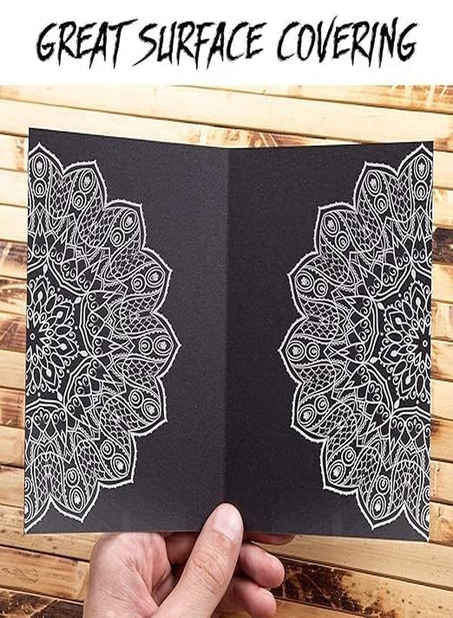 PEACORA أقلام جل بيضاء من بياكورا، مجموعة من 3 أقلام، قلم جل للتظليل والرسم اليدوي، مناسب لتصميمات فن الماندالا، رأس رفيع 0.8 مم - Image 4