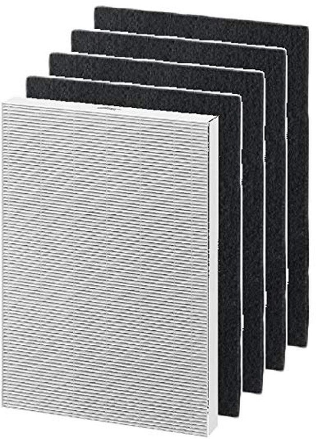 Nispira 9287101 True HEPA Activated Carbon Pre Filter Filter Replacement Compatible with Fellowes AeraMax 200 Purifier Model 190 200 DB55 DX55, 1 Set - Image 2