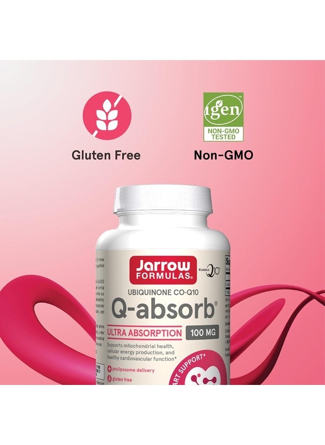 jarrow formulas Q-absorb Co-Q10 100 mg - 120 Softgels - Dietary Supplement - Antioxidant Support for Mitochondrial Energy Production & Cardiovascular Health - Up to 120 Servings  - Image 5