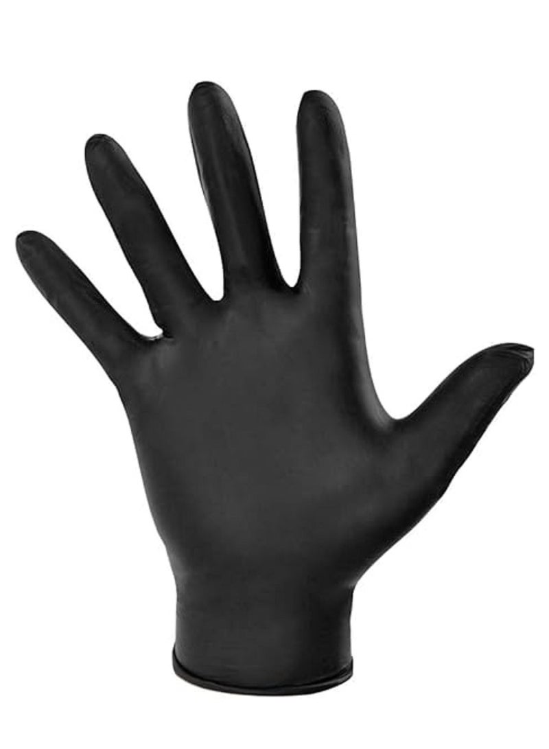 Generic 100-Piece Gloves Powder Free Black Medium - Image 3