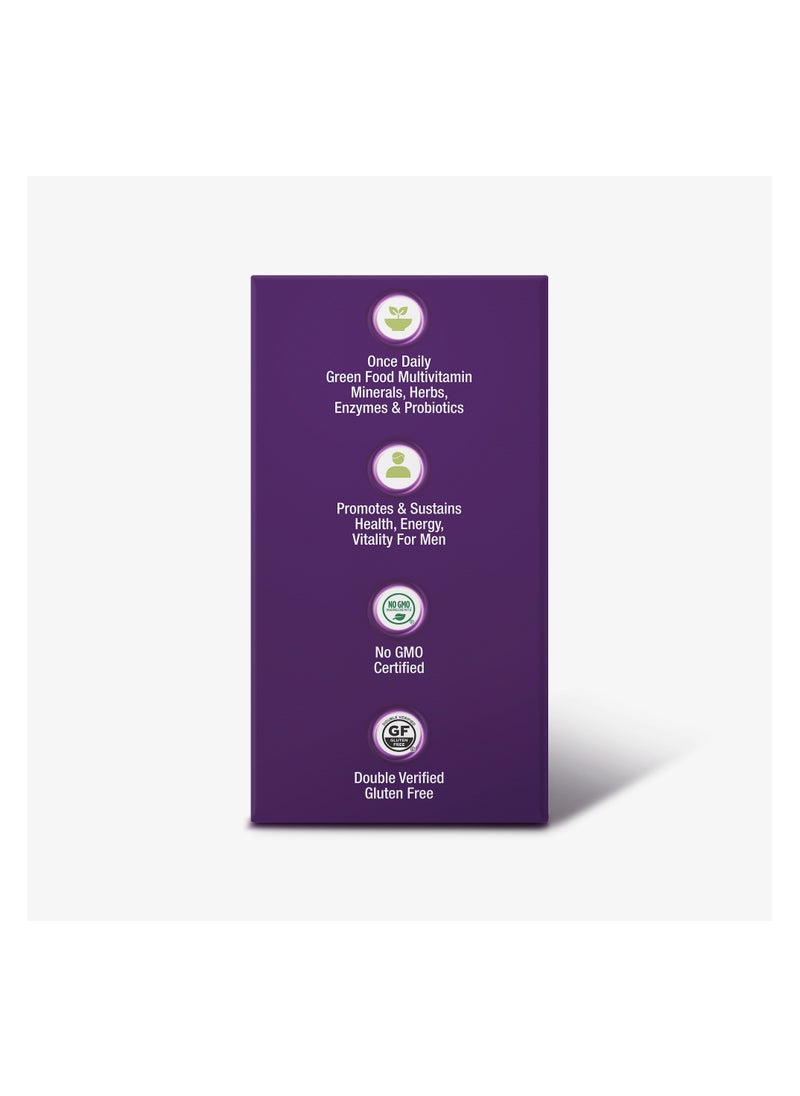 iRemedies iRemedies iMan 45+ Multivitamins - Men's Multivitamin for Energy, Heart, and Prostate Health - 90 Tablets  - Image 3