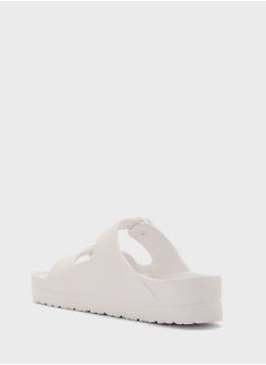 Truffle Double Buckle Strap Sandal  - Image 2