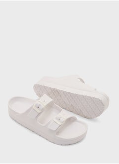 Truffle Double Buckle Strap Sandal  - Image 4