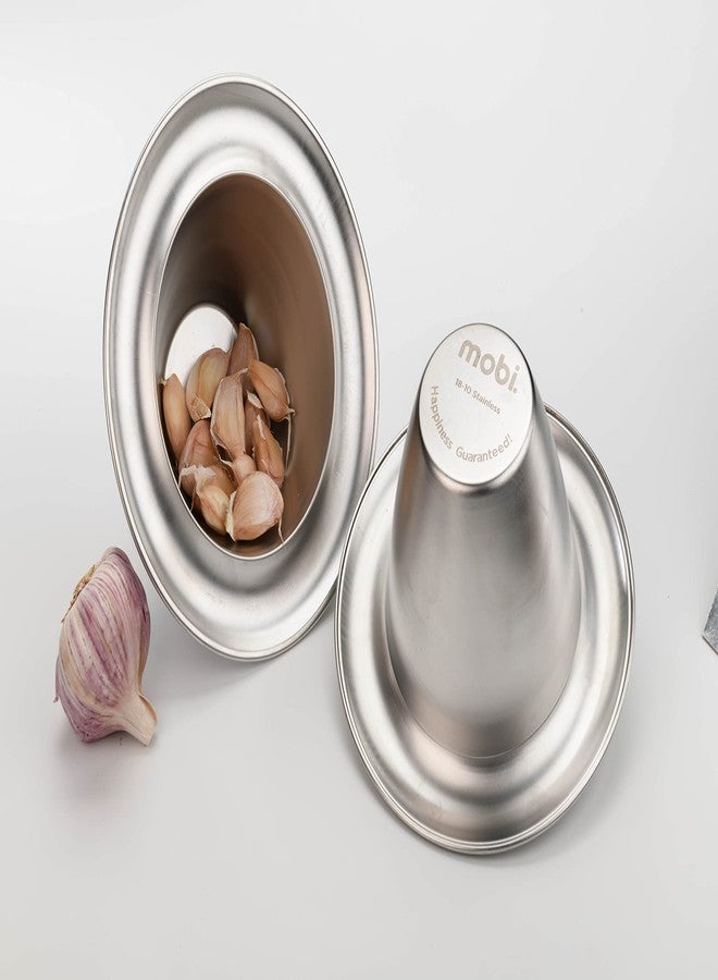Mobi 18/10 Stainless Steel Shake 'n Peel Garlic Skin Remover - Image 3