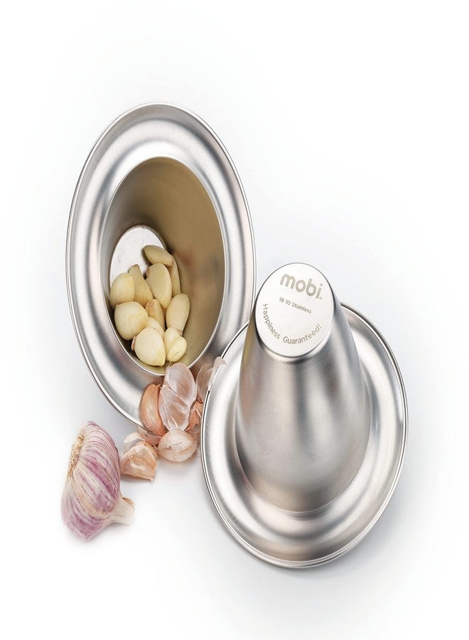 Mobi 18/10 Stainless Steel Shake 'n Peel Garlic Skin Remover - Image 1
