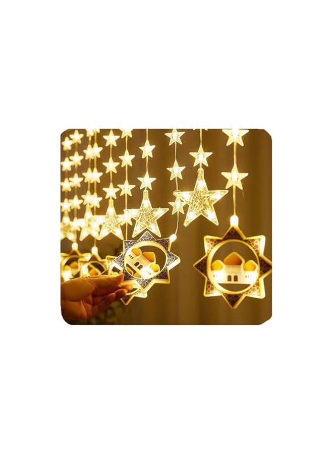 The Bros Ramadan Decorations Lights,Christmas Decorations Lights， Ramadan Lights for Home, with Three Adjustable Modes for Xmas, Wedding, Garden, Warm White（2Pcs,no plug needed） - Image 2