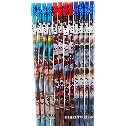 Step The Secret Life of Pets 12 Wood Pencils Pack - Image 1