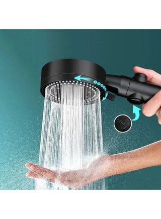رأس دش هايدرو جيت توربو عالي الضغط - دوار 360 درجة، موفر للمياه، أسود - pzsku/Z1FEAD664C33D9A635036Z/45/1748111003/374a717f-6744-4887-8db1-b5fa0c23fc4c