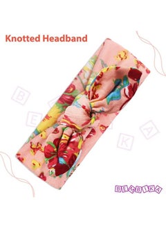 BEMBIKA Bow Headband For Baby Girl Hair Accessories For Girls Turban Headband For Baby Girl Peach  - Image 3