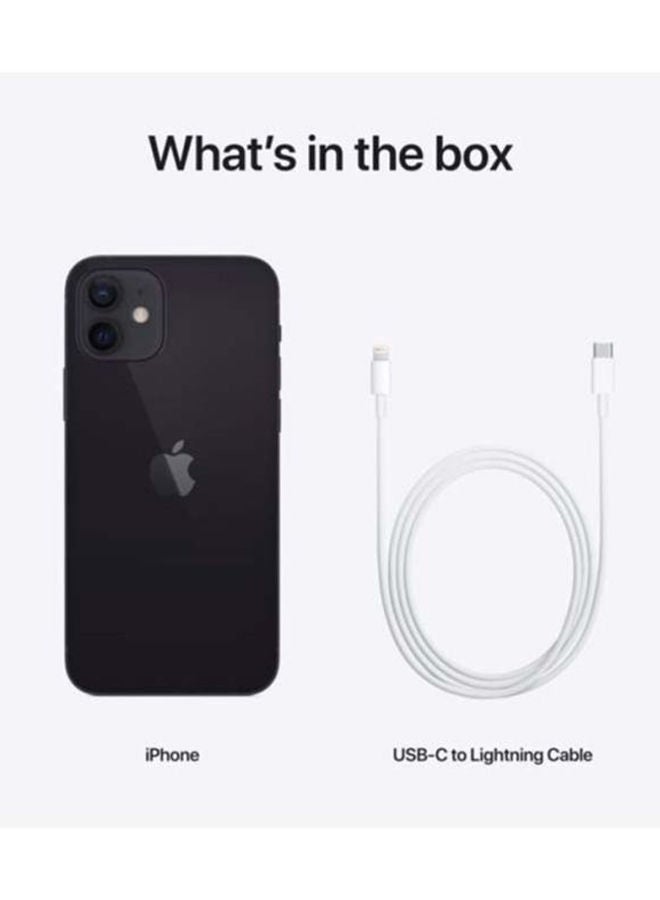 Apple iPhone 12 With Facetime 256GB Black 5G - Middle East Version - Image 3