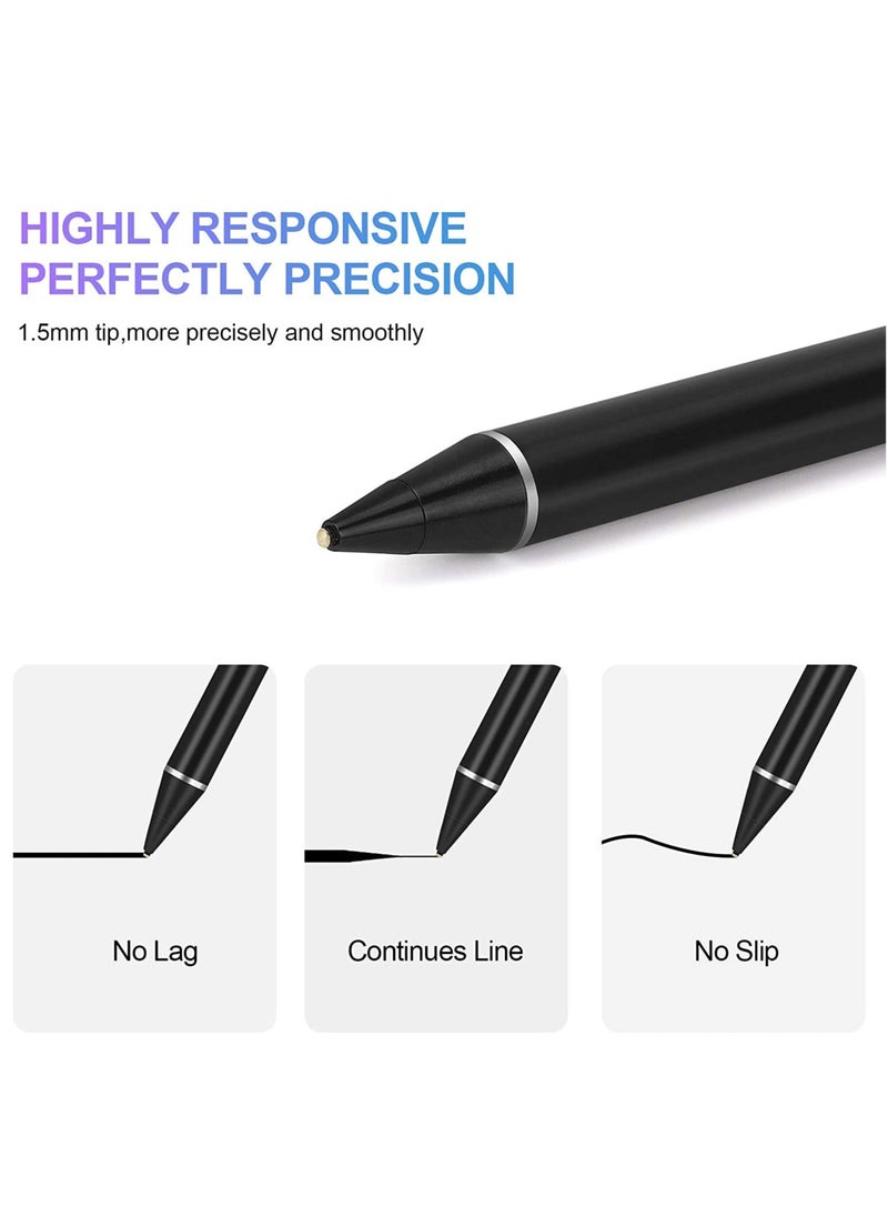 ELTRAZONE - Active Stylus Pens for Touch Screens, Rechargeable Digital Stylish Pen Pencil Universal for iPhone/iPad Pro/Mini/Air/Android and Most Capacitive Touch Screens - Image 1