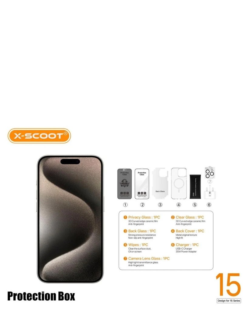 أكس-سكوت باكيج حماية X-Scoot لجوال 15 بروماكس - حماية شاملة ومتكاملة