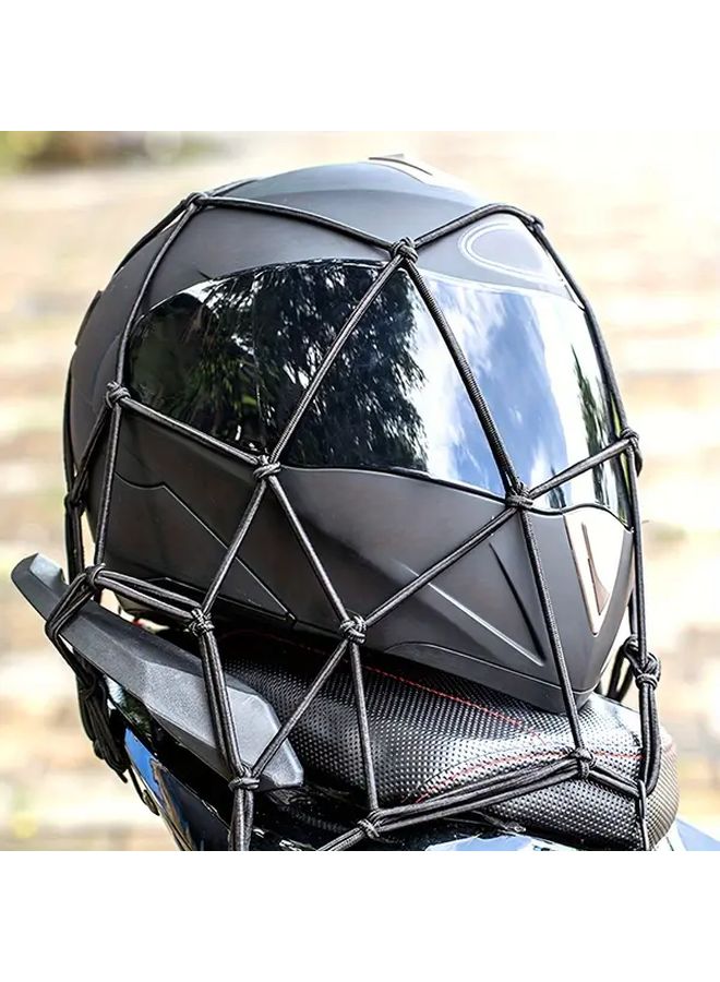 Black Heavy Duty Elastic Car Cargo Net Off Road Trunk Organizer Luggage Rack - Image 1