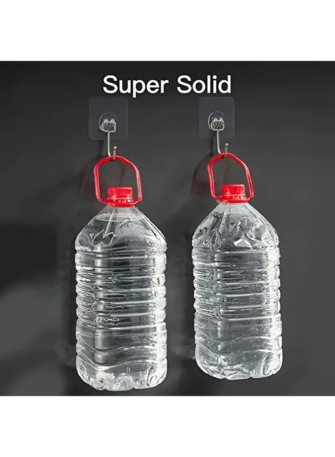 15 قطعة من خطافات الحائط اللاصقة المتينة المضادة للصدى والمقاومة للماء من الفولاذ المقاوم للصدأ - Image 5