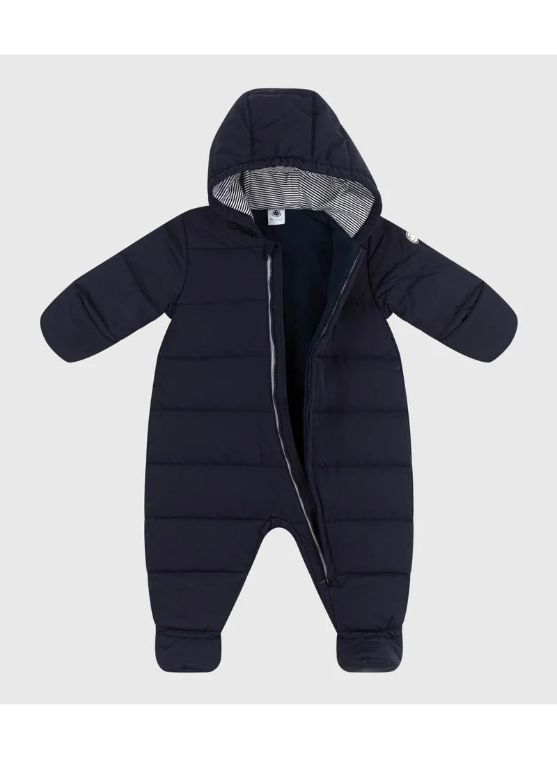 Petit Bateau Babies' polyester snowsuit