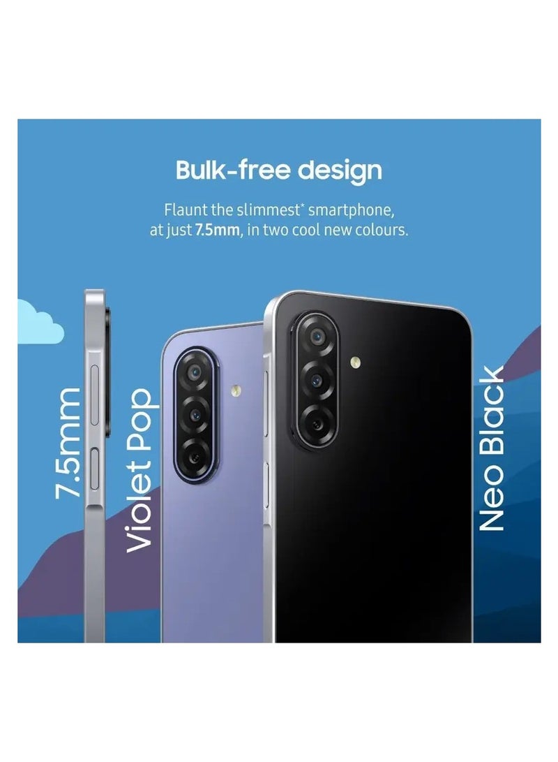 Samsung Galaxy F17 5G Violet Pop (6GB RAM, 128GB Storage) Android Smartphone | 6x OS Upgrades | Large Display | 50MP OIS Camera | Gorilla Glass Victus | IP54 Dust & Water Resistant | Indian Version - Image 5