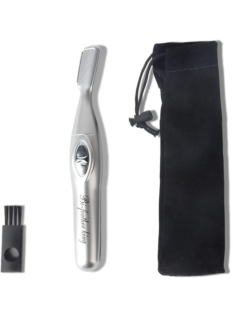 بولوز حلاقة الوجه للنساء حلاقة الوجه حلاقة الحابب للنساء حلاقة الحابب الكهربائية للحابب لليونيسكس مع فرشاة وحقيبة تخزين - Image 2