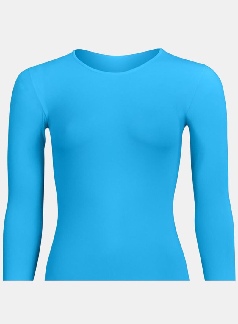 Silvy Lycra Wave3 Round Neck Long Sleeves Bodysuit Underwear - Image 2