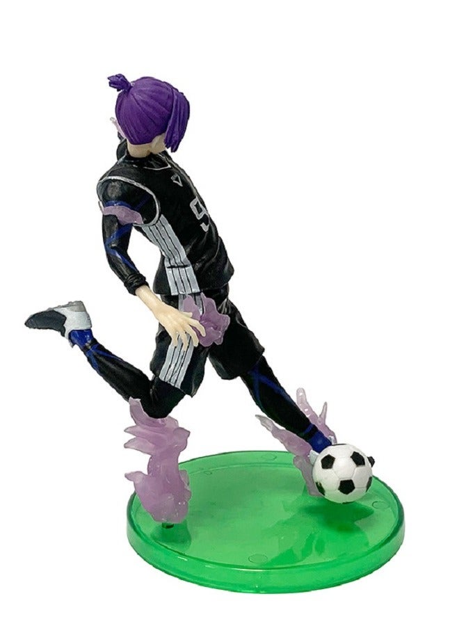 هالامودو بلو لوك - بيربل - شعر ميكاجي ريو - شخصيات أنمي - مكتب مثالي - ديكور سيارات - هدايا 16 سم - Image 3