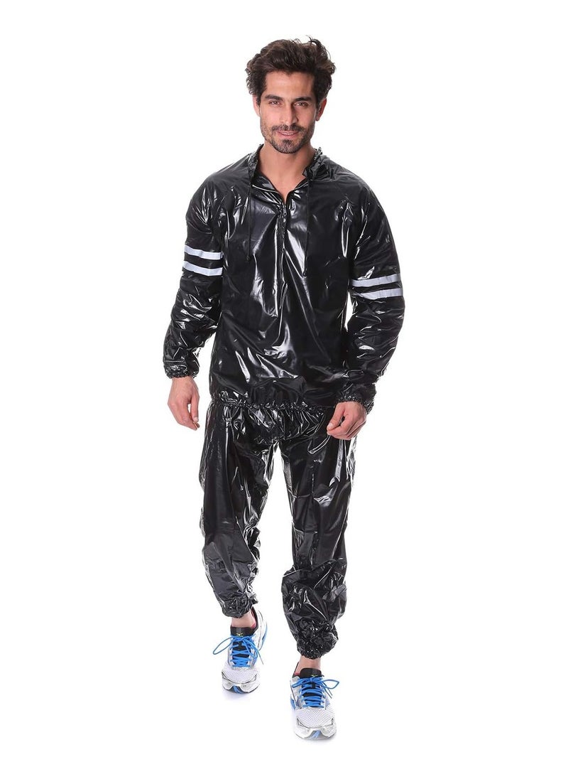 Generic - Heavy Duty Sweat Suit Sauna Exercise Gym Suit Fitness Weight Loss - Image 1