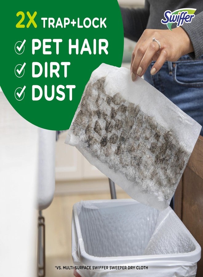 Swiffer Sweeper Pet, Heavy Duty Dry Sweeping Cloth Refills with Febreze Odor Defense, Floor Cleaning, 32 Count - Image 4