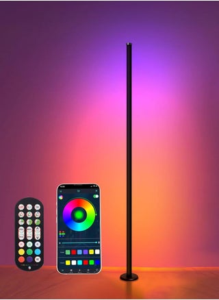 Gaming Lights RGB Light - LED Corner Lamp for Living Room, 10W Color Changing Floor Lamp with APP & Remote Control, Music Sync, Dimmable Timer for Bedroom & Gaming Room - pzsku/Z1FEC0007D6E10CF3EA47Z/45/1746212633/a6919923-7034-40bd-a637-2e687713cd9d